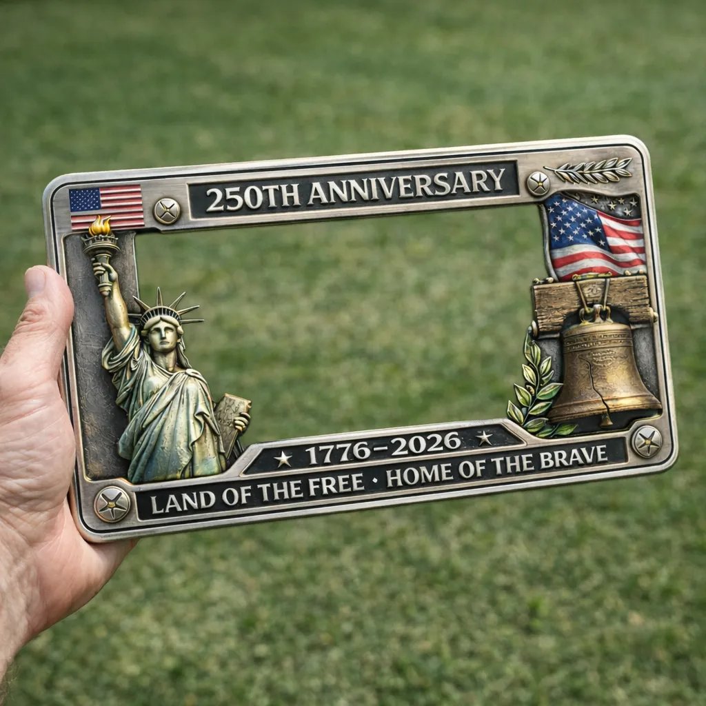 π¦
250th Anniversary Commemorative License Plate Frame